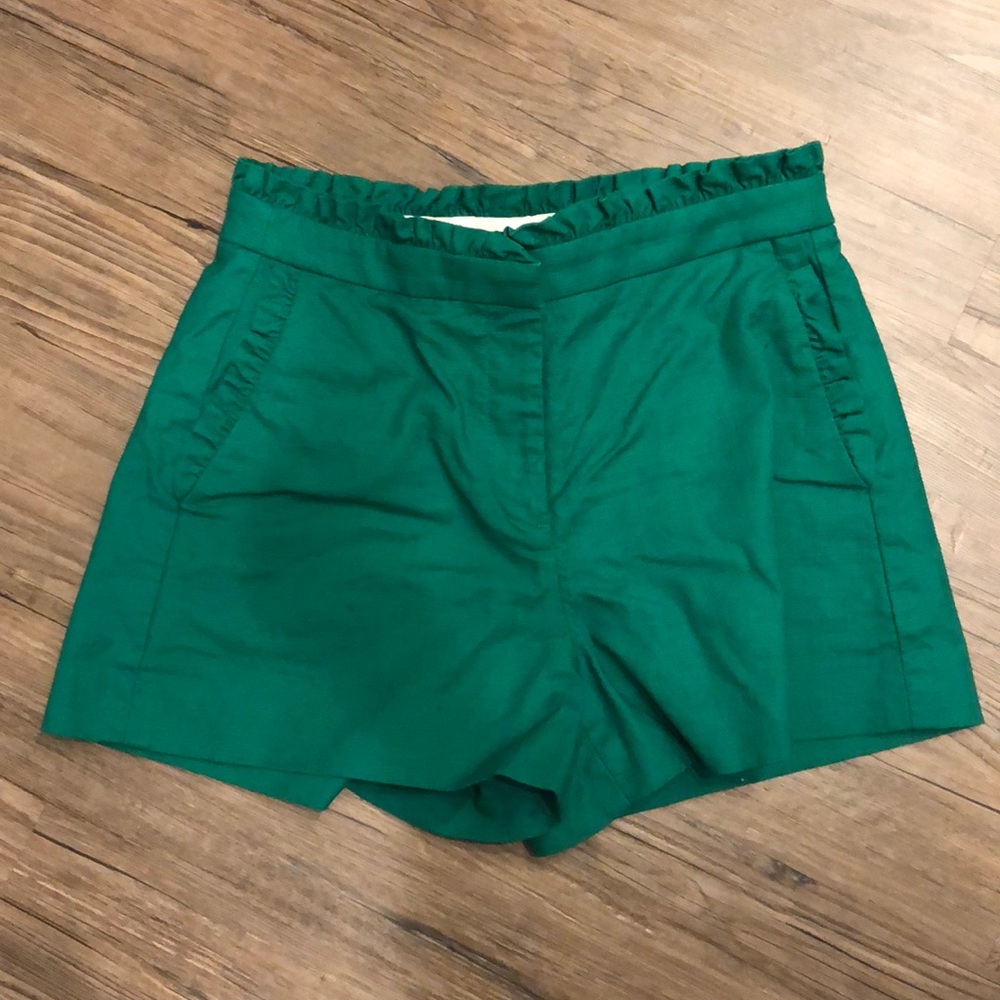 J. Crew Linen Green Short!